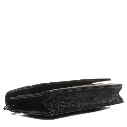 Chanel Caviar Quilted Wallet On Chain WOC Black 4 of 9