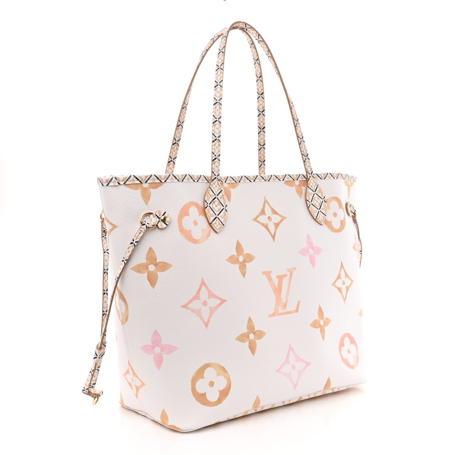 Louis Vuitton Monogram Giant By The Pool 2.0 Neverfull MM Beige 4 of 11