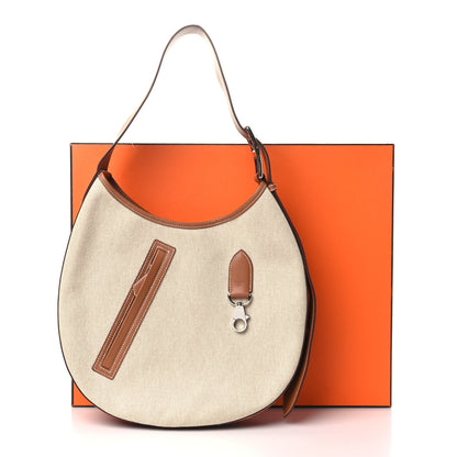 Hermes Canvas Swift Arcon Beige Gold 12 of 12