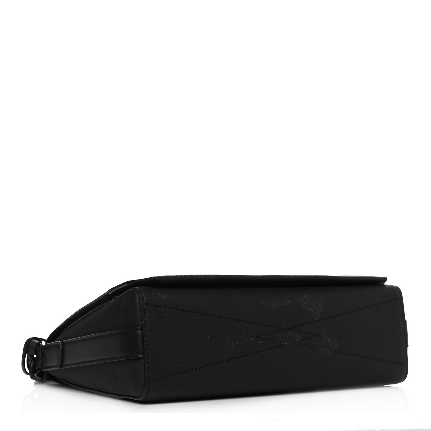 Calfskin Aerogram Messenger Black