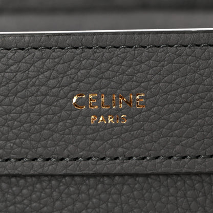 Celine Baby Drummed Calfskin Nano Luggage Kohl 6 of 11