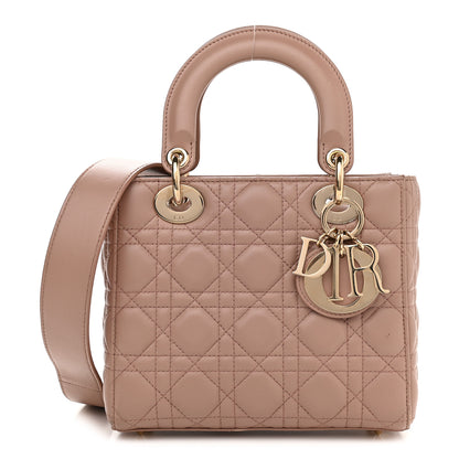 Christian Dior Lambskin Cannage Small Lady Dior Pink 1 of 13