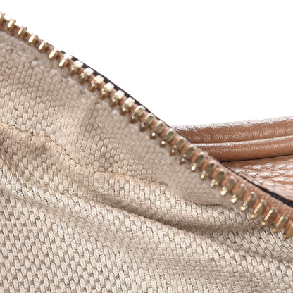 Gucci Pebbled Calfskin Small Soho Disco Bag Camelia 8 of 9