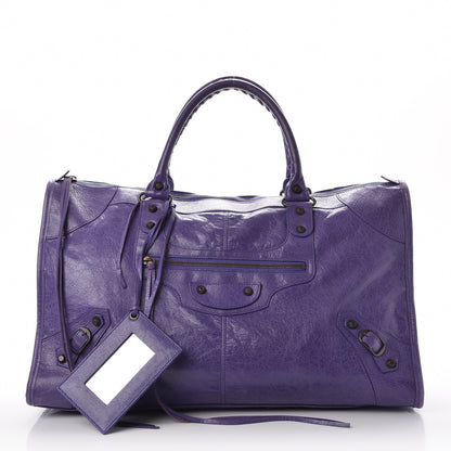 Balenciaga Agneau Classic Hardware Work Bleu Lavande 1 of 8