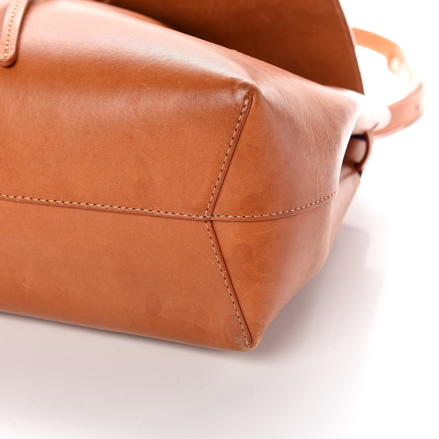 Mansur Gavriel Calfskin Lady Bag Cammello Azzurro 13 of 13