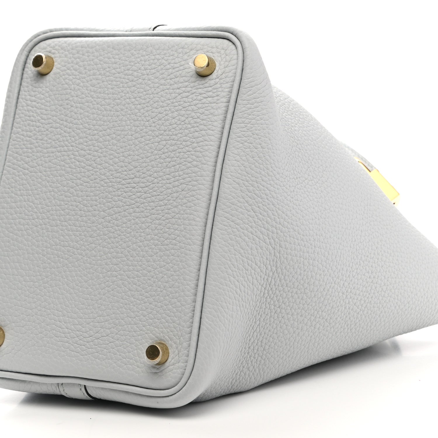 Hermes Taurillon Clemence Picotin Lock 18 PM Bleu Pale 10 of 11