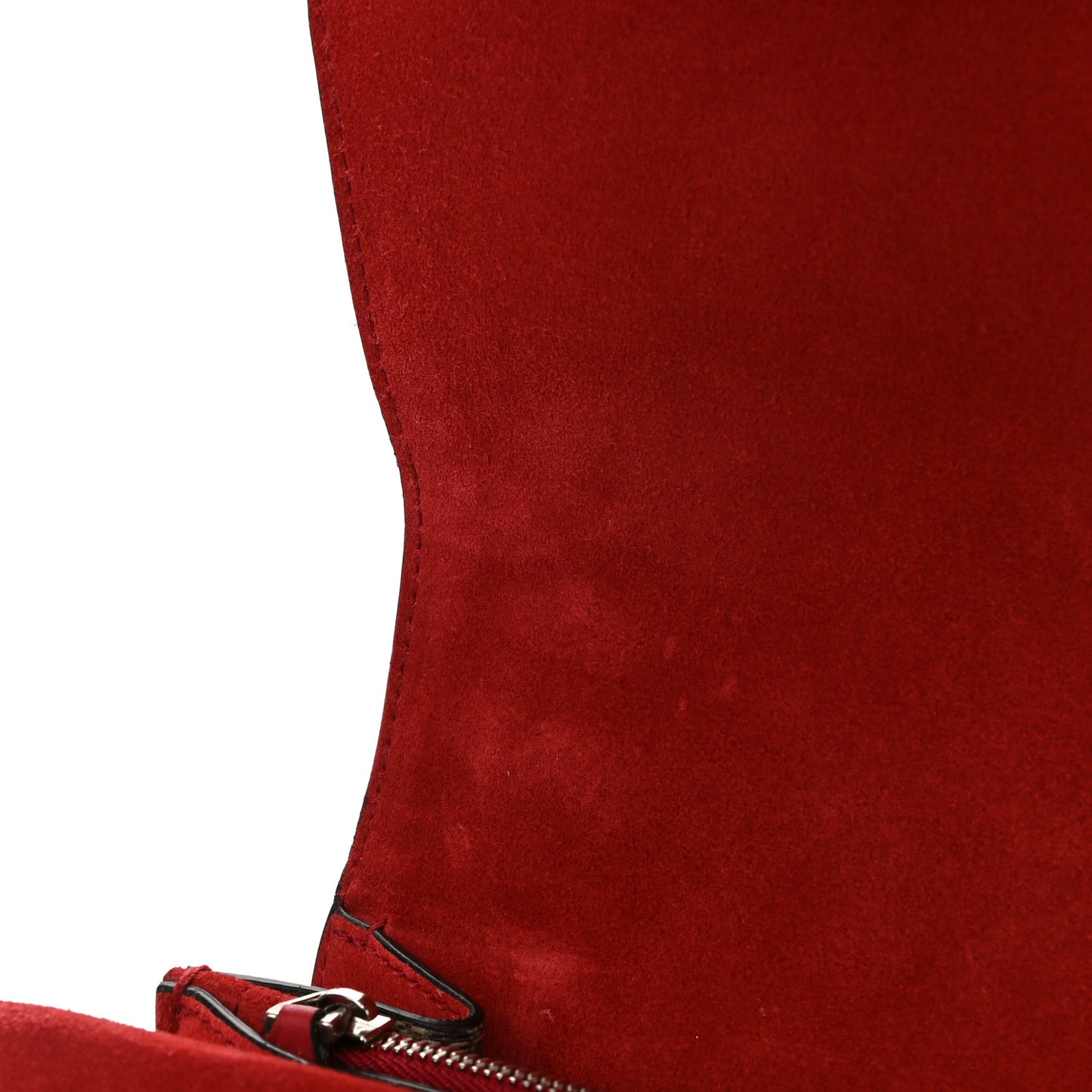 GG Supreme Monogram Suede Cudu Medium Dionysus Shoulder Bag Beige Ebony Vulcanic Red
