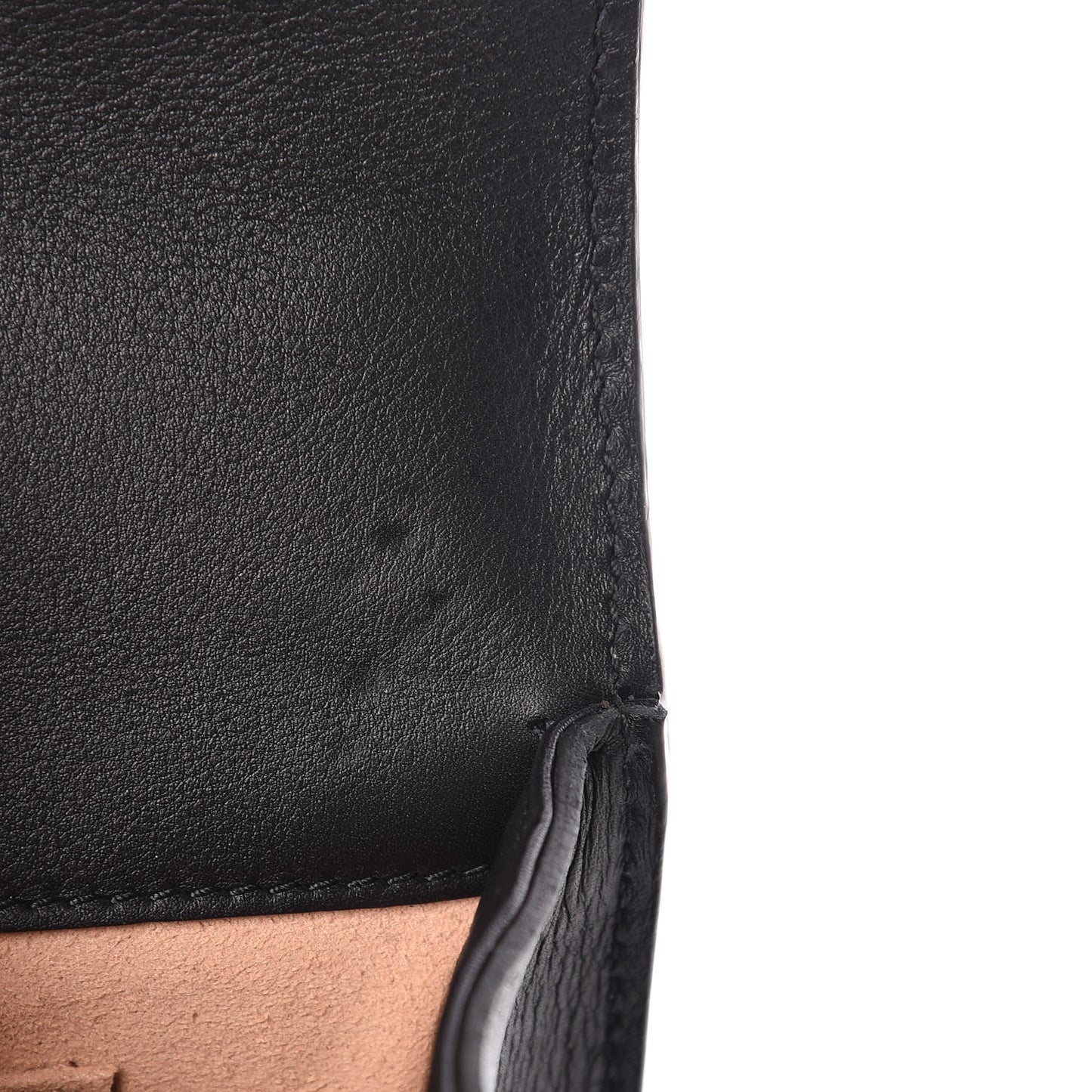 Calfskin Strawberry Embroidered Small Padlock Shoulder Bag Black