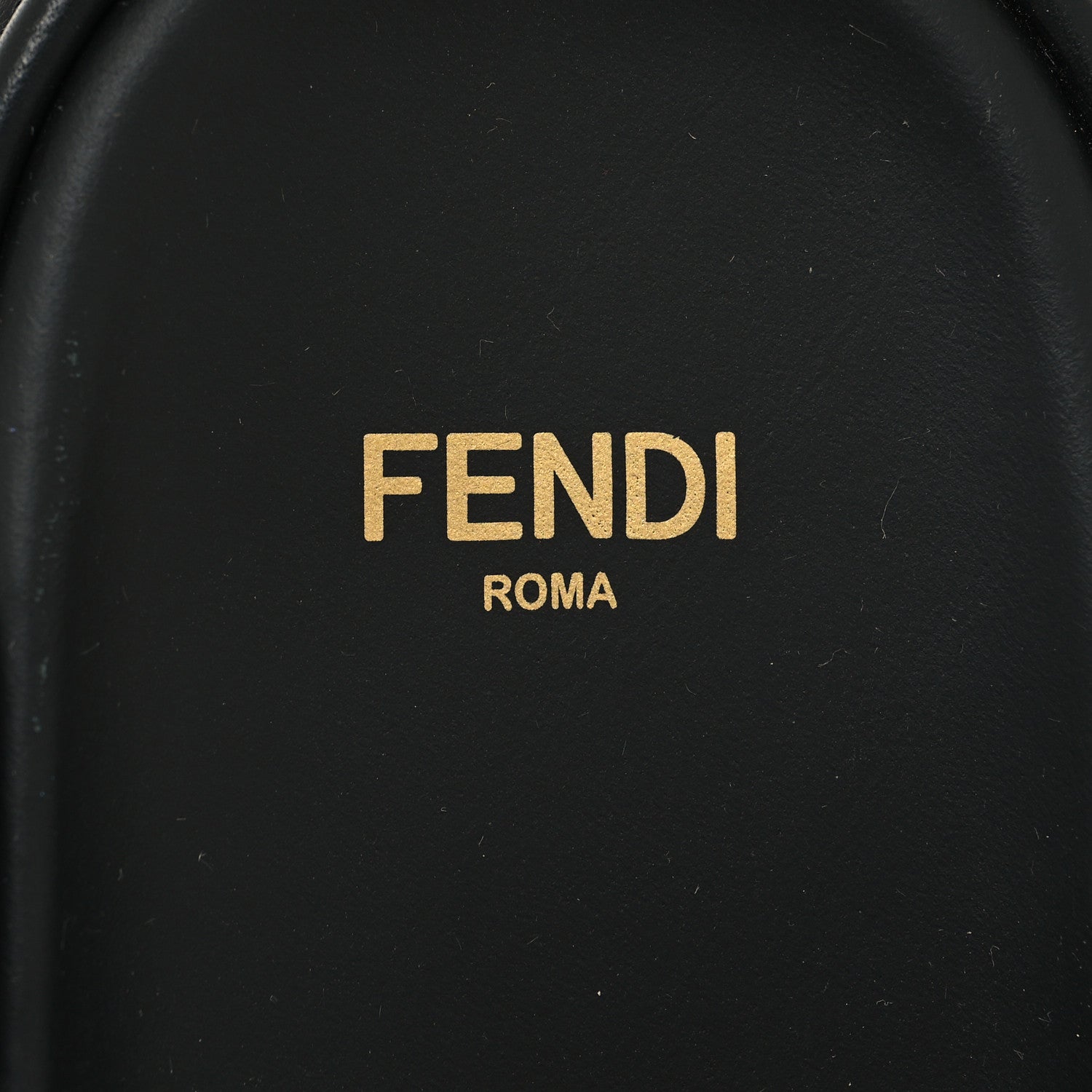 Fendi Vitello Womens Fendigraphy Slide Sandals 37.5 Black 8 of 8
