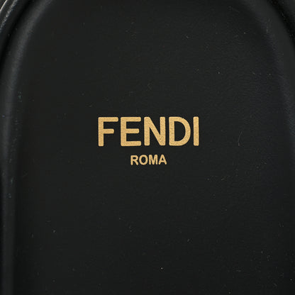 Fendi Vitello Womens Fendigraphy Slide Sandals 37.5 Black 8 of 8