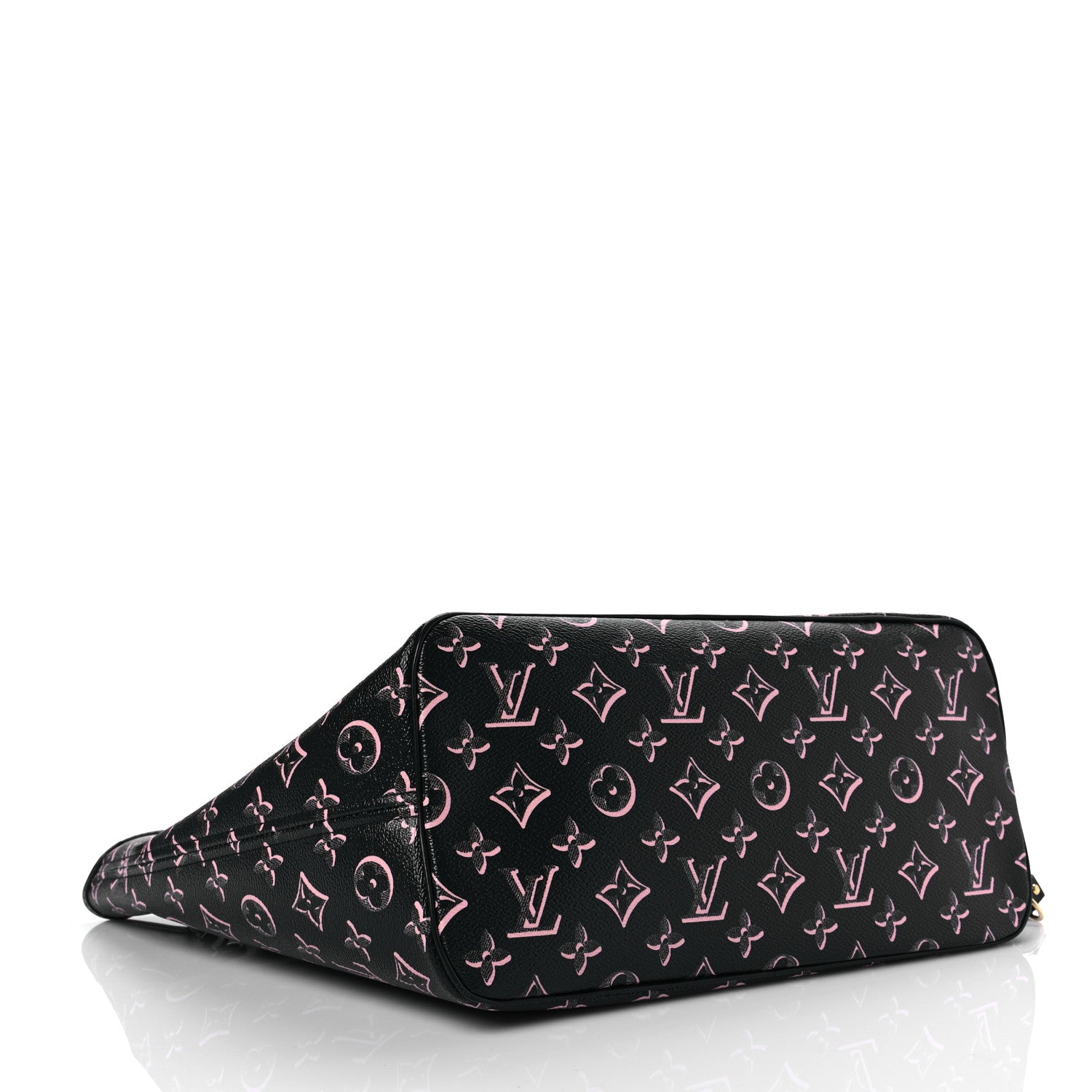 Louis Vuitton Monogram Fall For You Neverfull MM Black 5 of 8