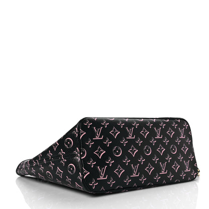 Louis Vuitton Monogram Fall For You Neverfull MM Black 5 of 8