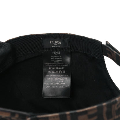 Fendi Canvas FF Reloaded Baseball Hat Tobacco White 7 of 8