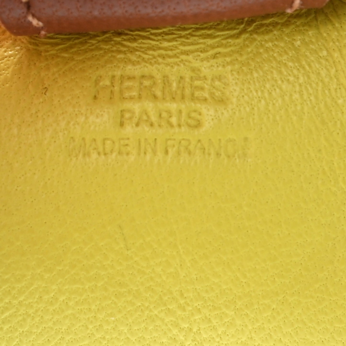Milo Lambskin Grigri Rodeo Horse Bag Charm PM Lime Menthe Fauve