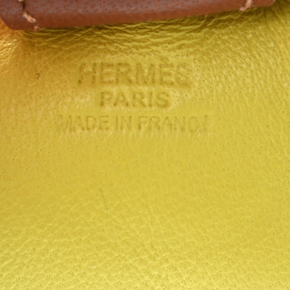 Hermes Milo Lambskin Grigri Rodeo Horse Bag Charm PM Lime Menthe Fauve 3 of 3