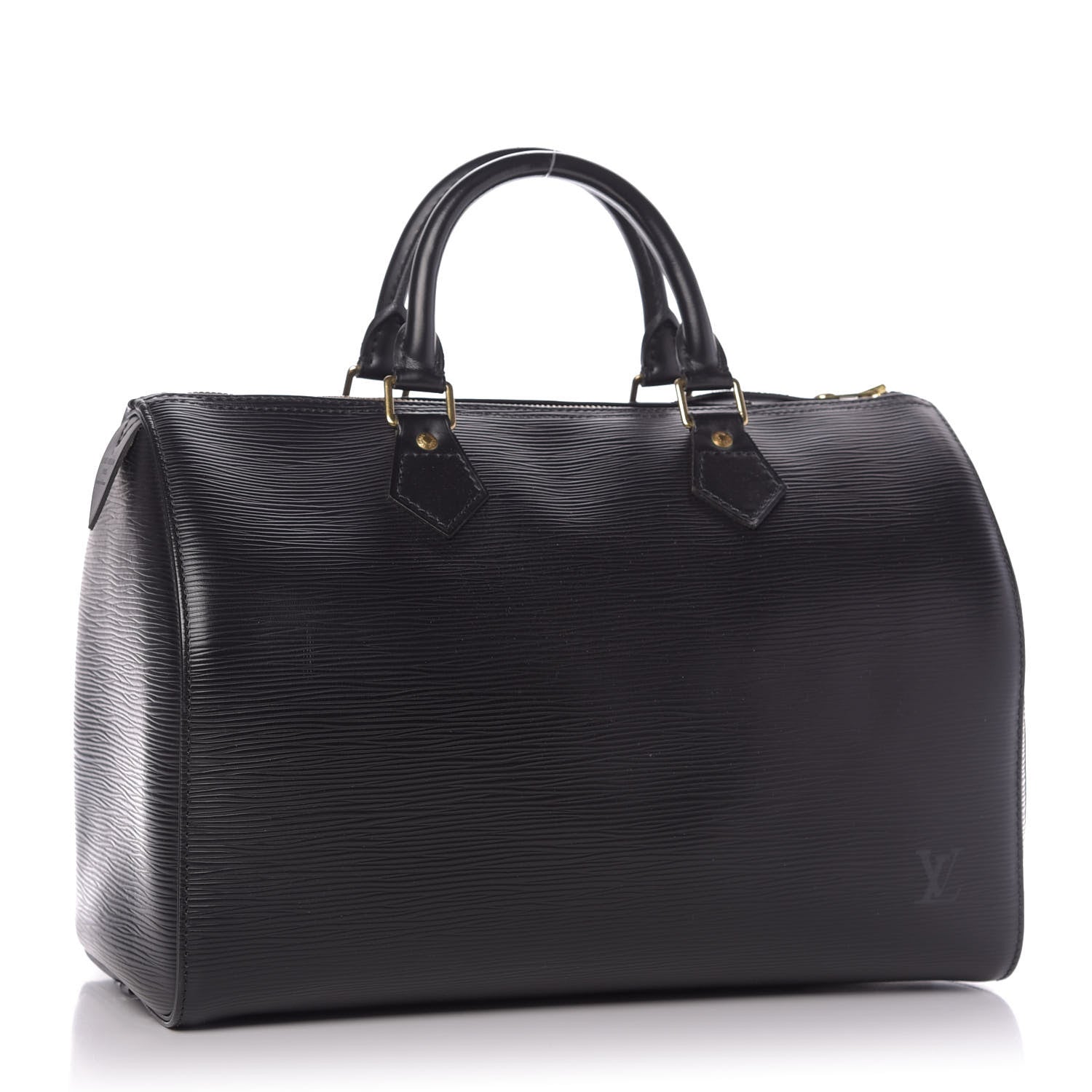 Louis Vuitton Epi Speedy 30 Black 3 of 9
