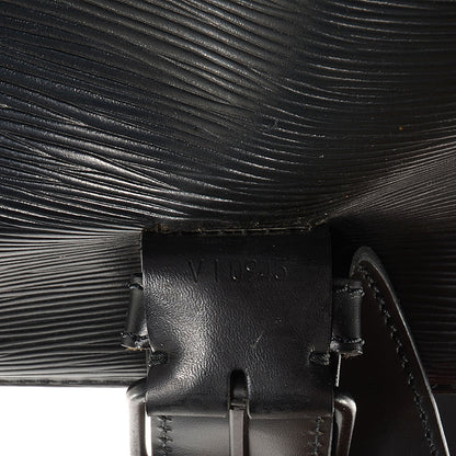 Louis Vuitton Epi Sac a Dos Drawstring Bag Black 8 of 8