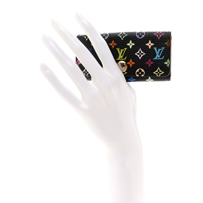 Louis Vuitton Monogram Multicolor Multicles 4 Key Holder Black Grenade 2 of 10