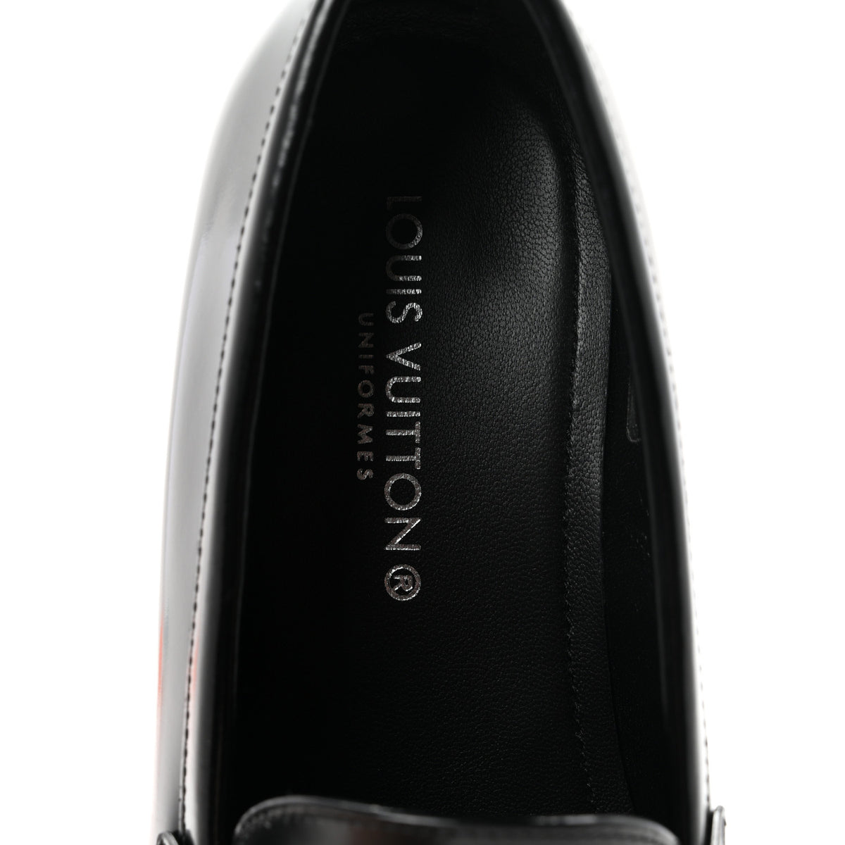 Louis Vuitton Lambskin Soho Flat Loafer 36.5 Black 8 of 9