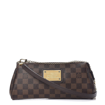 Louis Vuitton Damier Ebene Eva Clutch 1 of 9