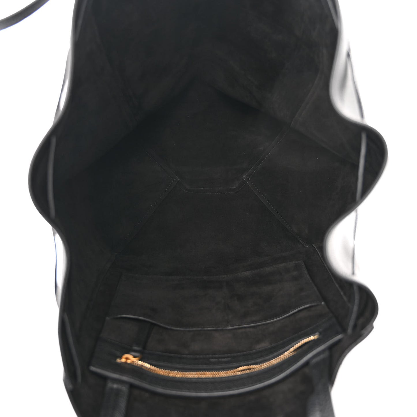 Soft Grained Calfskin Medium Belt Cabas Phantom Black