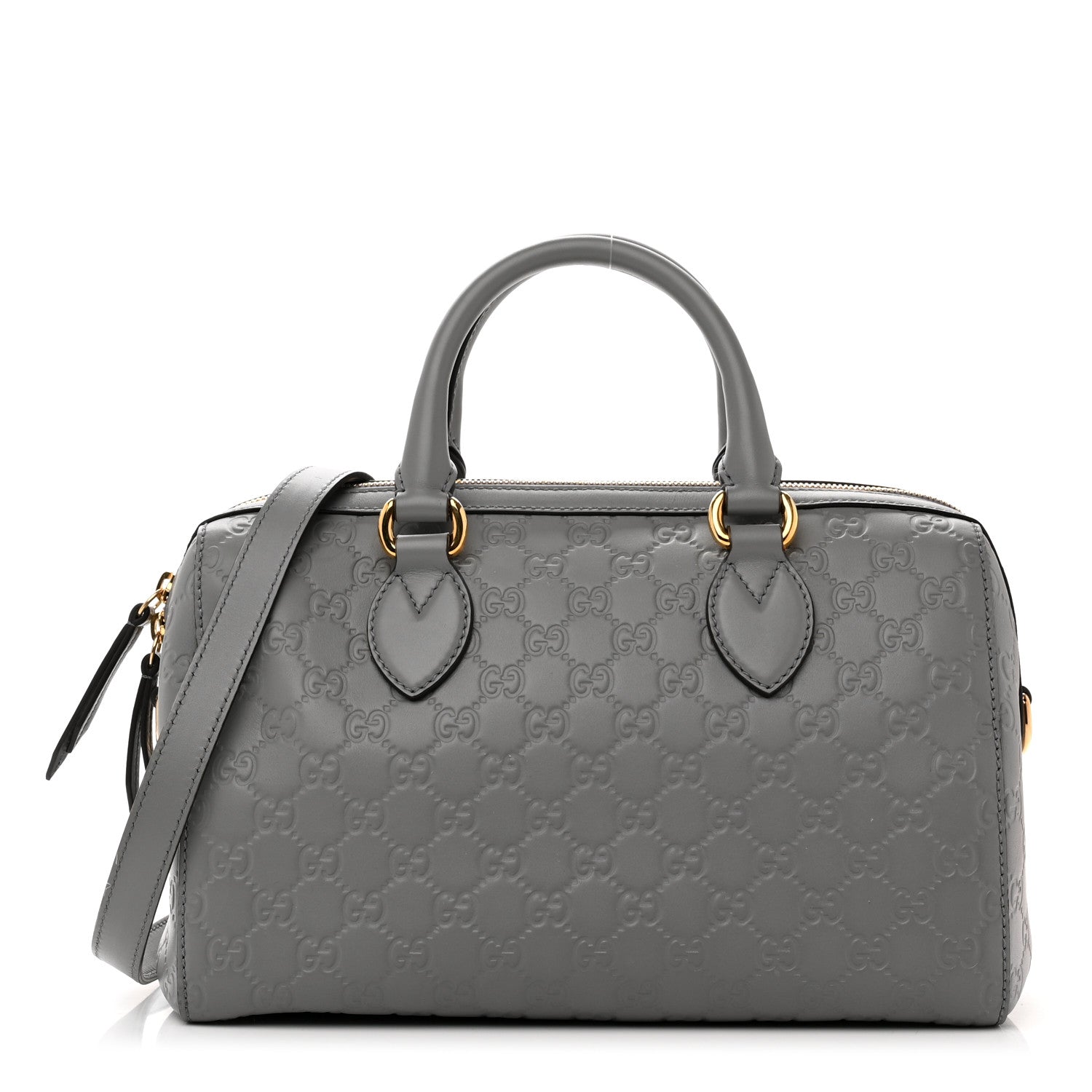 Gucci Guccissima Signature Boston Deep Grey 1 of 10