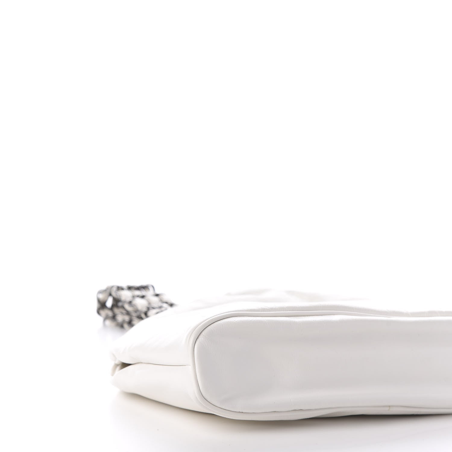 Chanel Lambskin Mini Rock and Chain Hobo White 6 of 10