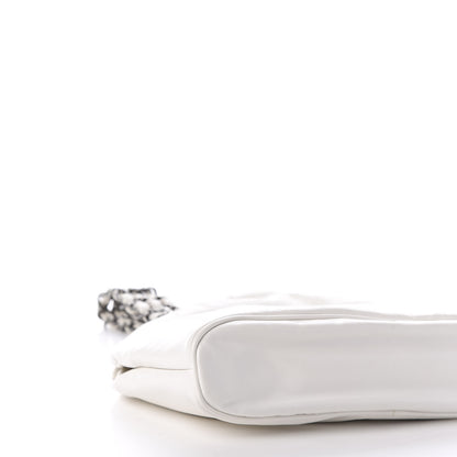 Chanel Lambskin Mini Rock and Chain Hobo White 6 of 10