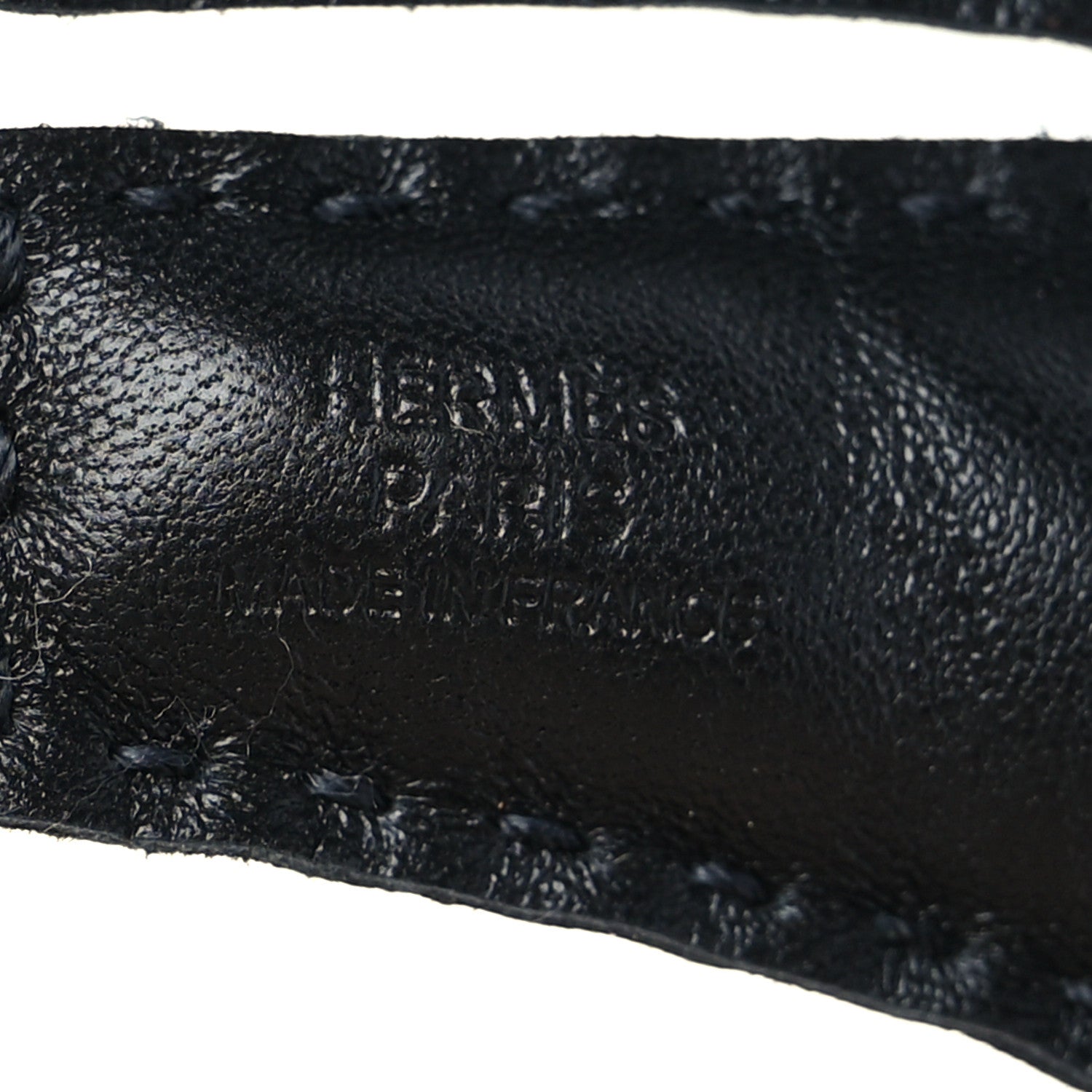 Hermes Milo Lambskin Rooroo Bag Charm Black Gold 3 of 4