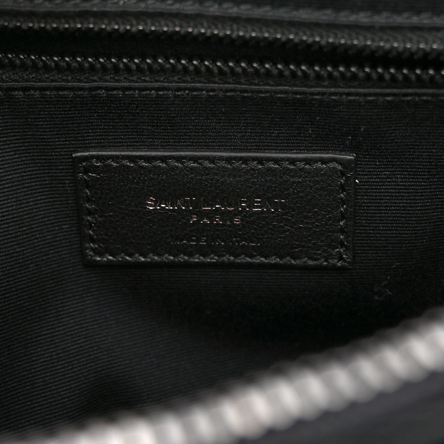 Saint Laurent Calfskin Y Quilted Monogram Monochrome Medium Loulou Chain Satchel Black 7 of 10