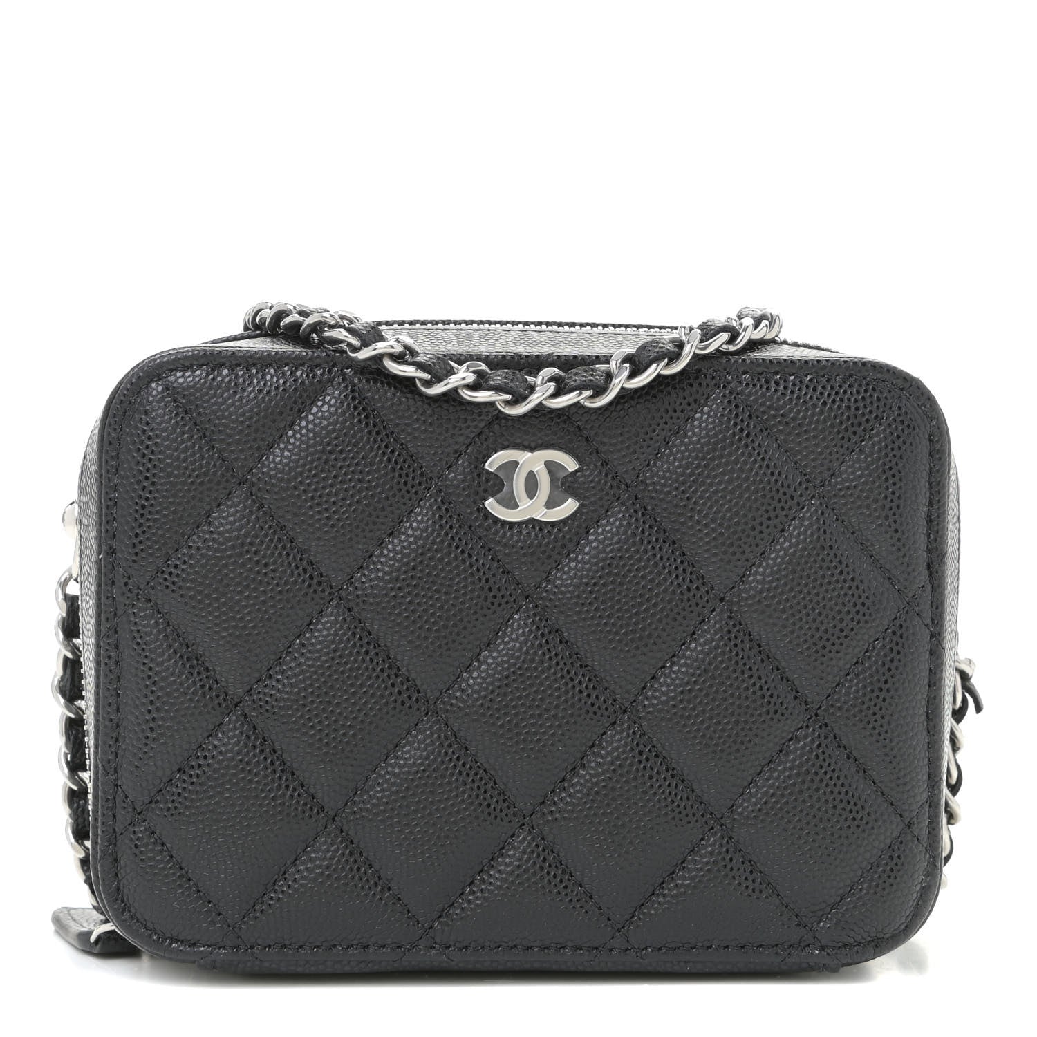 Chanel Caviar Quilted Camera Bag Black 1 of 10
