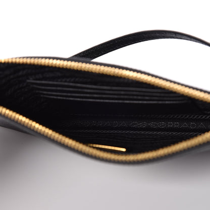 Prada Saffiano Pochette Nero Black 5 of 8