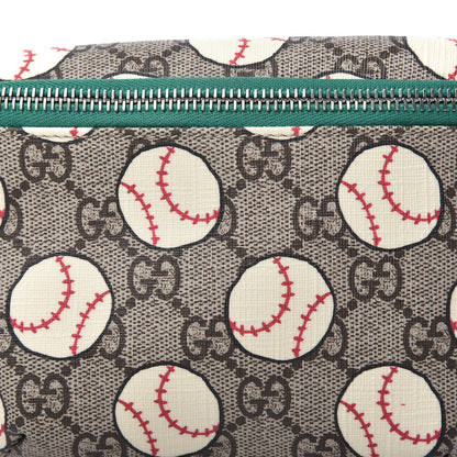 Gucci GG Supreme Monogram Baseballs Web Childrens Belt Bag 10 of 10