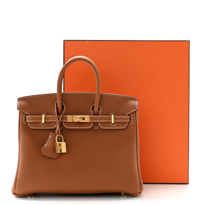 Hermes Togo Birkin 25 Gold 11 of 11