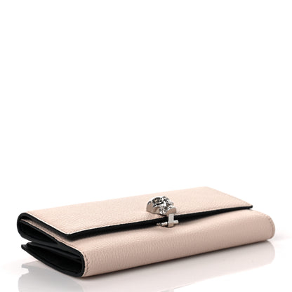 Alexander McQueen Pebbled Calfskin Skull Continental Wallet Teint 4 of 10
