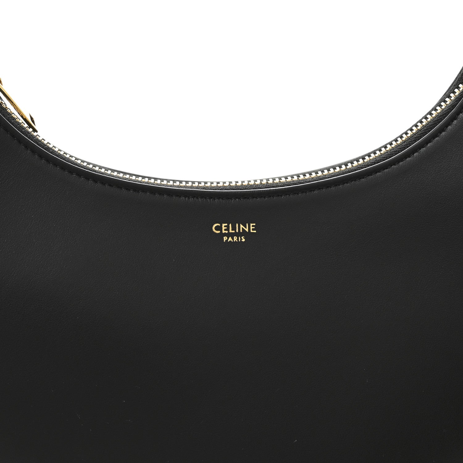 Celine Smooth Calfskin Medium Strap Ava Shoulder Bag Black 8 of 11