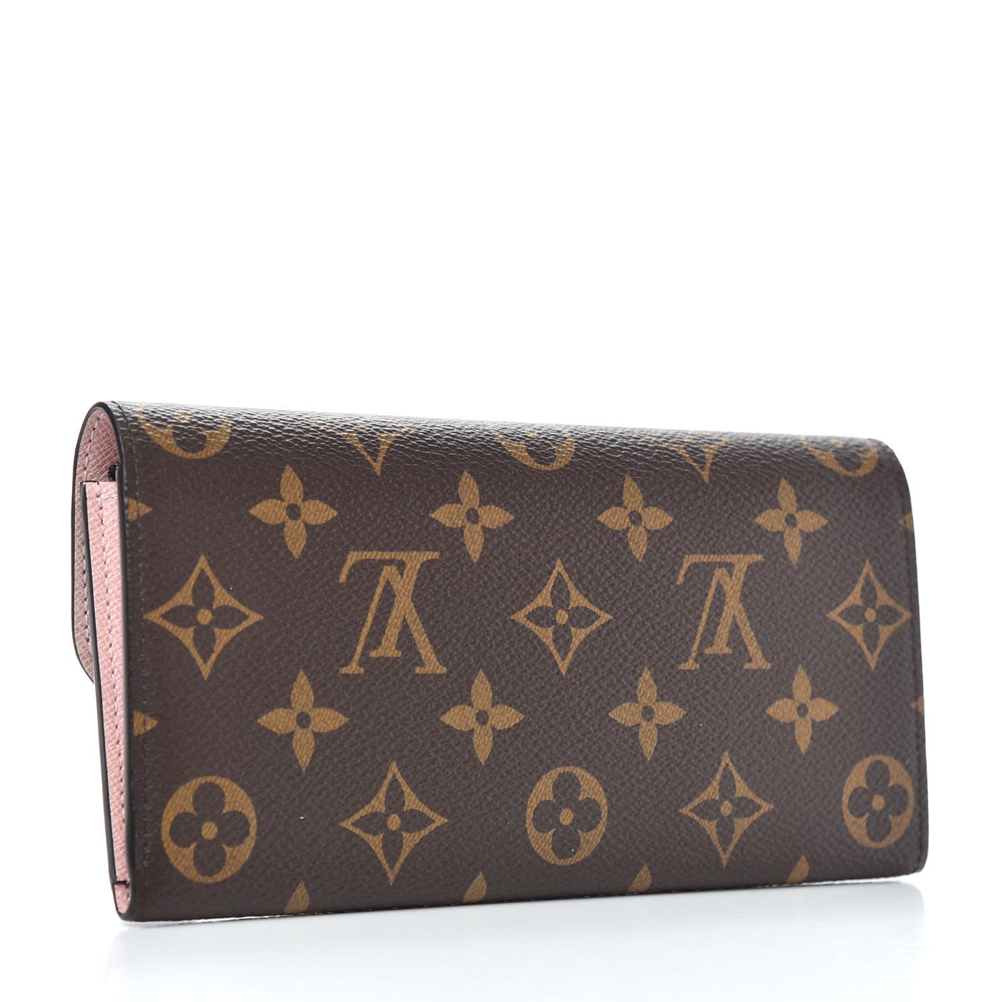 Monogram Emilie Wallet Rose Ballerine