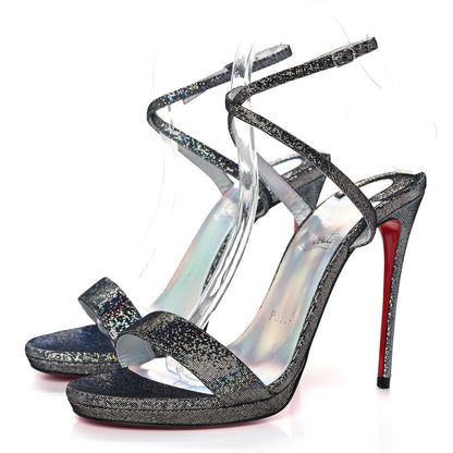 Christian Louboutin Glitter Disco Loubi Queen 120 Sandals 37.5 Multicolor 3 of 8