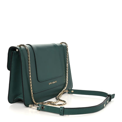 Bulgari Calfskin Serpenti Forever Crossbody Bag Emerald Green 4 of 10