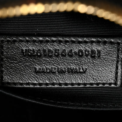 Saint Laurent Tweed Calfskin Monogram Lou Camera Bag Black 7 of 10