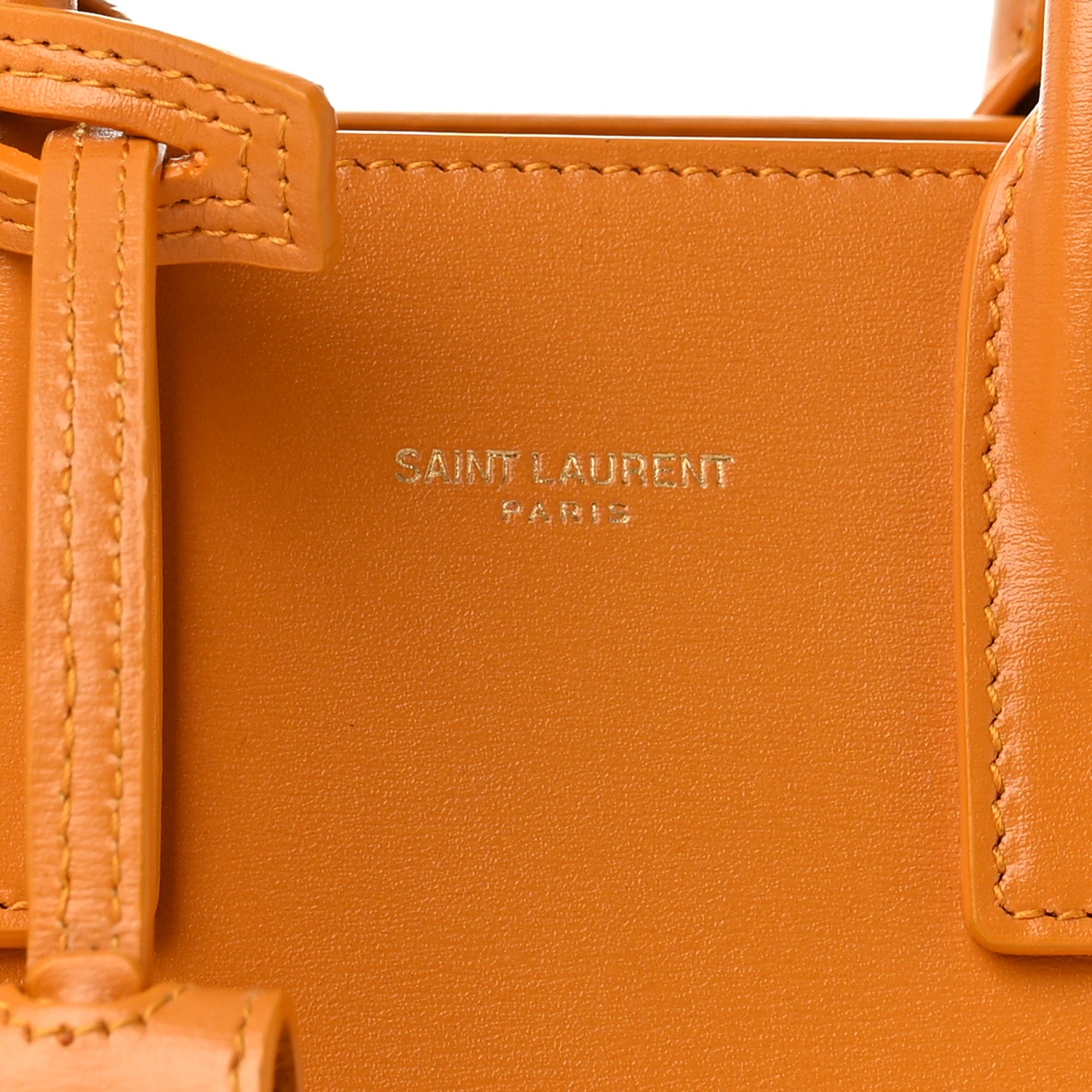Saint Laurent Calfskin Nano Sac De Jour Senape Yellow 8 of 10