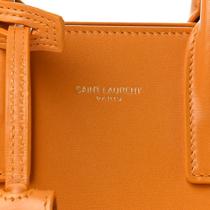 Saint Laurent Calfskin Nano Sac De Jour Senape Yellow 8 of 10