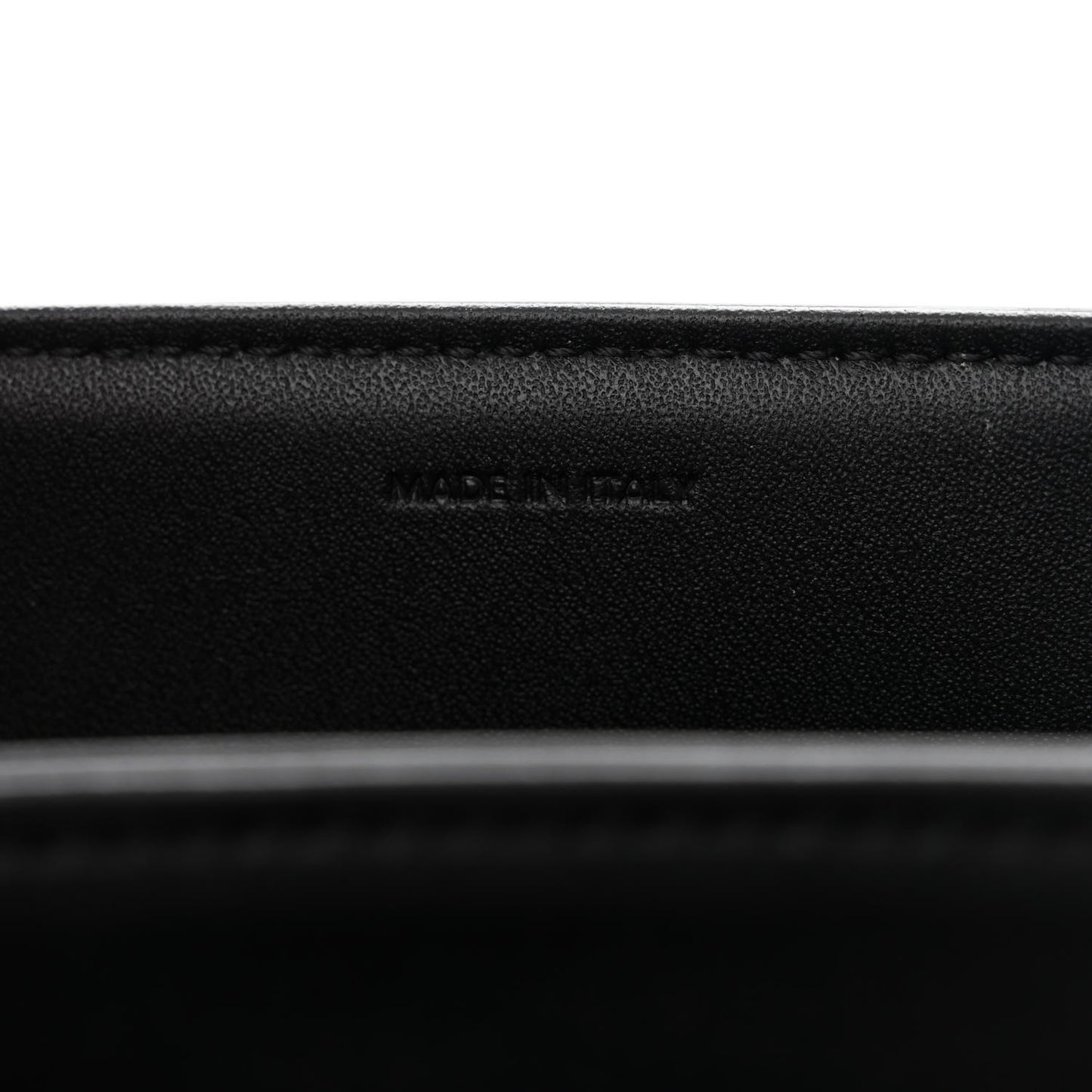 Shiny Calfskin Medium Triomphe Black