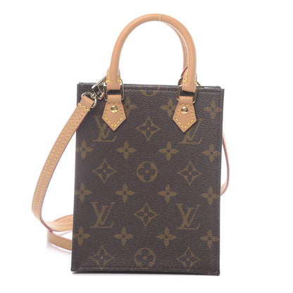 Louis Vuitton Monogram Petit Sac Plat 1 of 11
