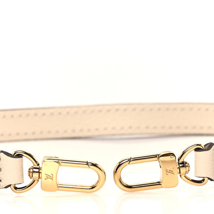 Louis Vuitton Grained Calfskin Ivy Wallet On Chain Shoulder Strap Cream 3 of 3