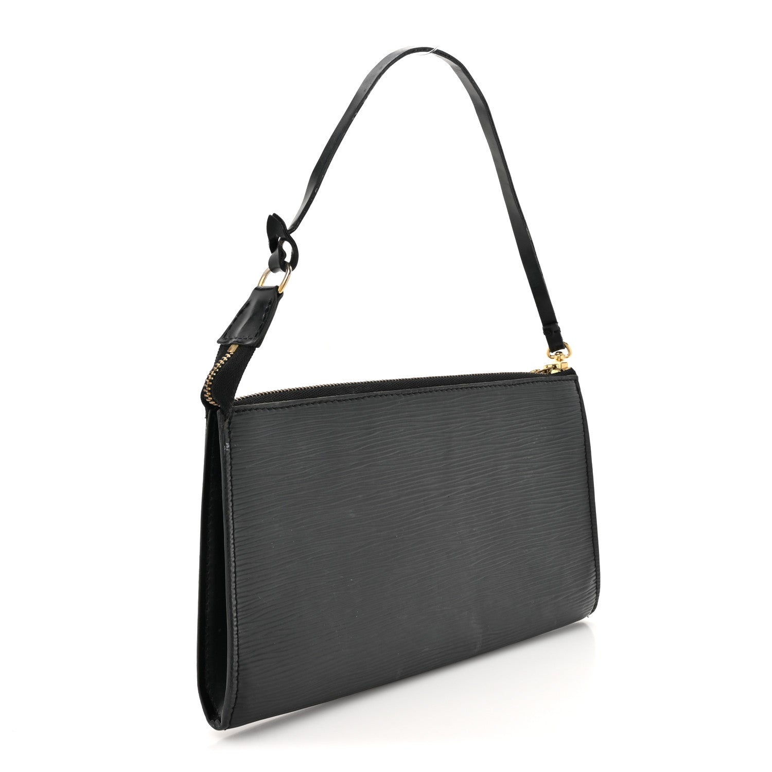 Louis Vuitton Epi Pochette Accessories 21 Black 3 of 16
