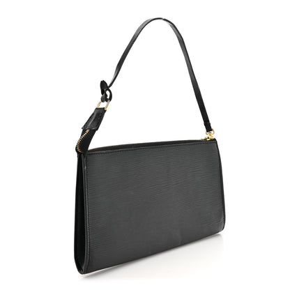 Louis Vuitton Epi Pochette Accessories 21 Black 3 of 16