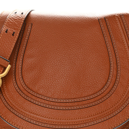 Chloe Calfskin Medium Marcie Round Crossbody Bag Tan 15 of 27