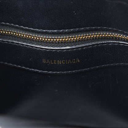 Balenciaga Signature Grained Calfskin Logo S Ville Top Handle Bag Black 8 of 13
