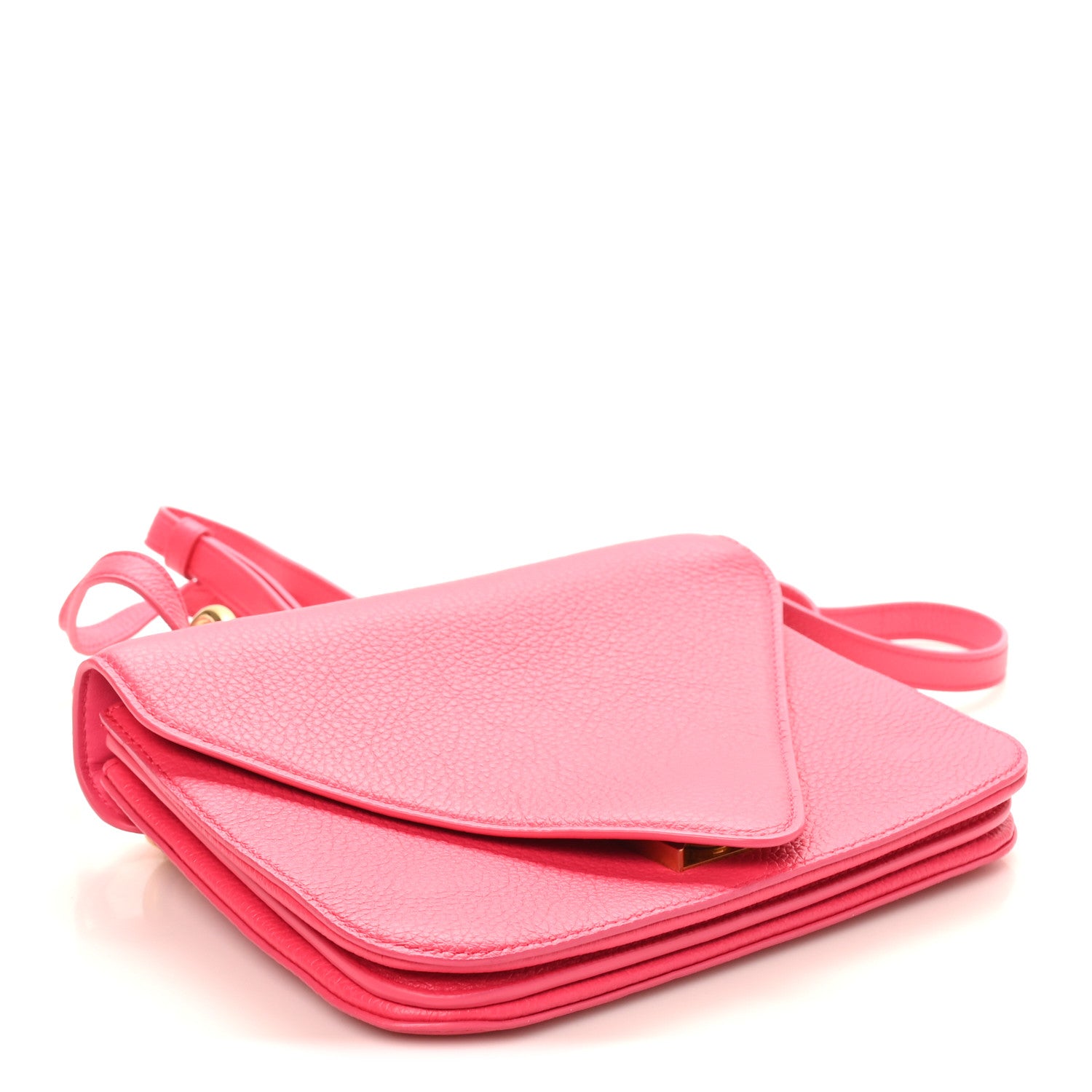 Bottega Veneta Calfskin Mount Envelope Bag Pink 1839961 – FASHIONPHILE